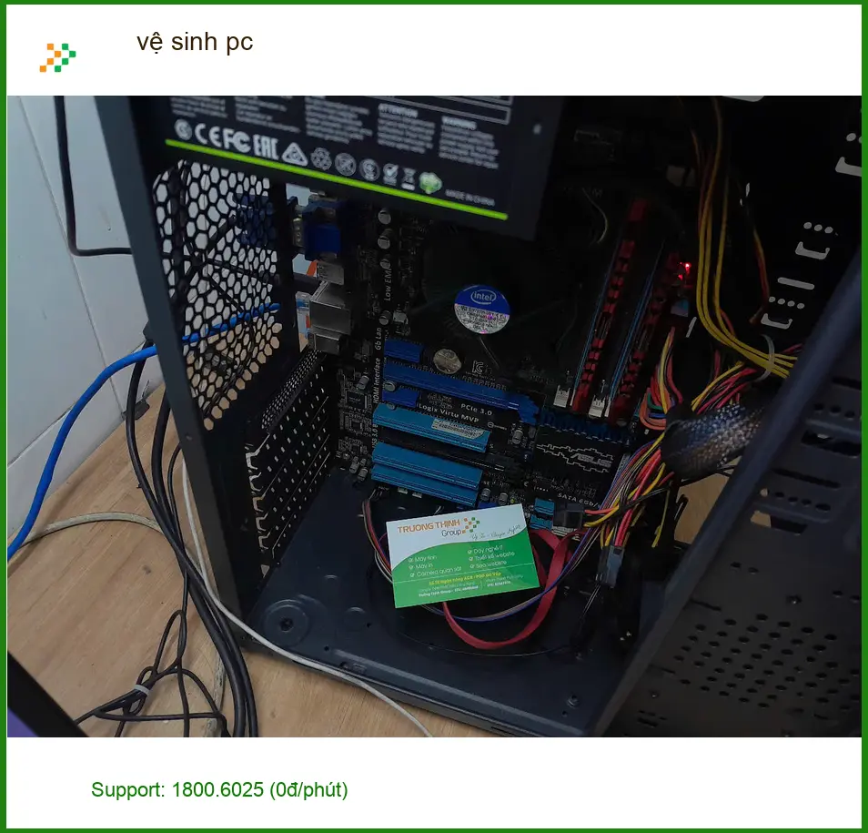 Anh Phúc kế toán than máy chậm - Dịch vụ vệ sinh pc Quận Thủ Đức