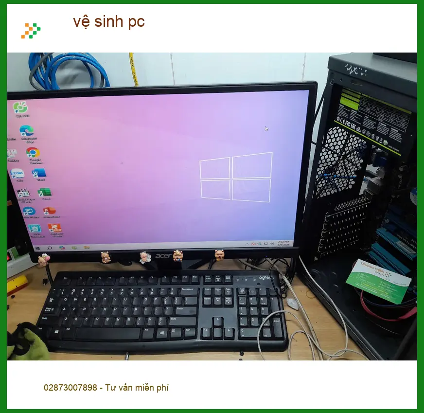 Anh Phúc kế toán than máy chậm - Dịch vụ vệ sinh pc Quận Thủ Đức ảnh thực tế 1