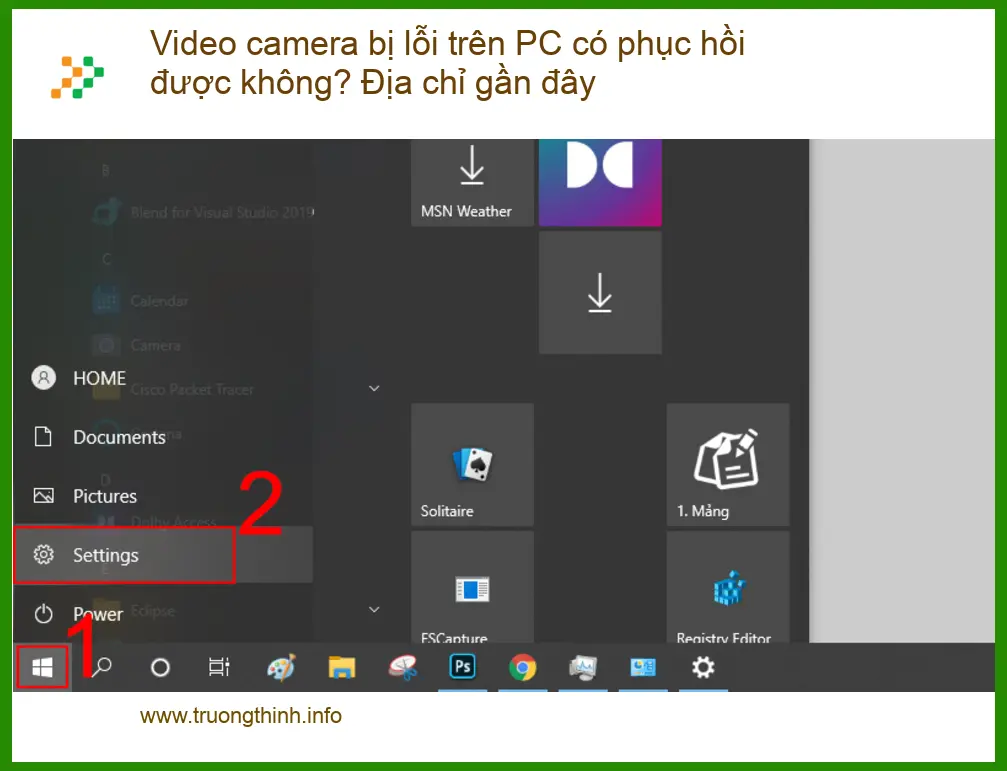 Khôi Phục Dữ Liệu Video camera lỗi PC - Địa chỉ trung tâm hỗ trợ gần đây
