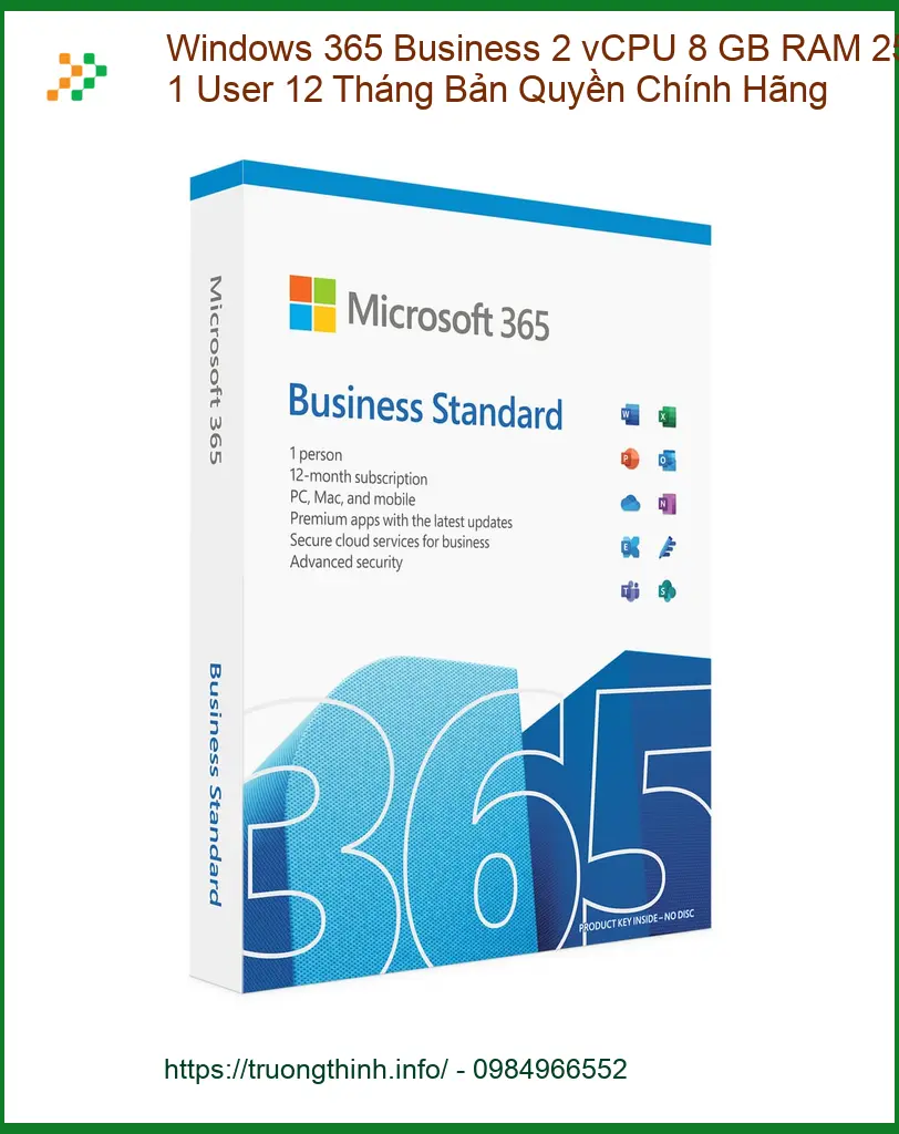 Bản Quyền Windows 365 Business 2 vCPU 8GB RAM - Cài đặt tại nhà TPHCM
