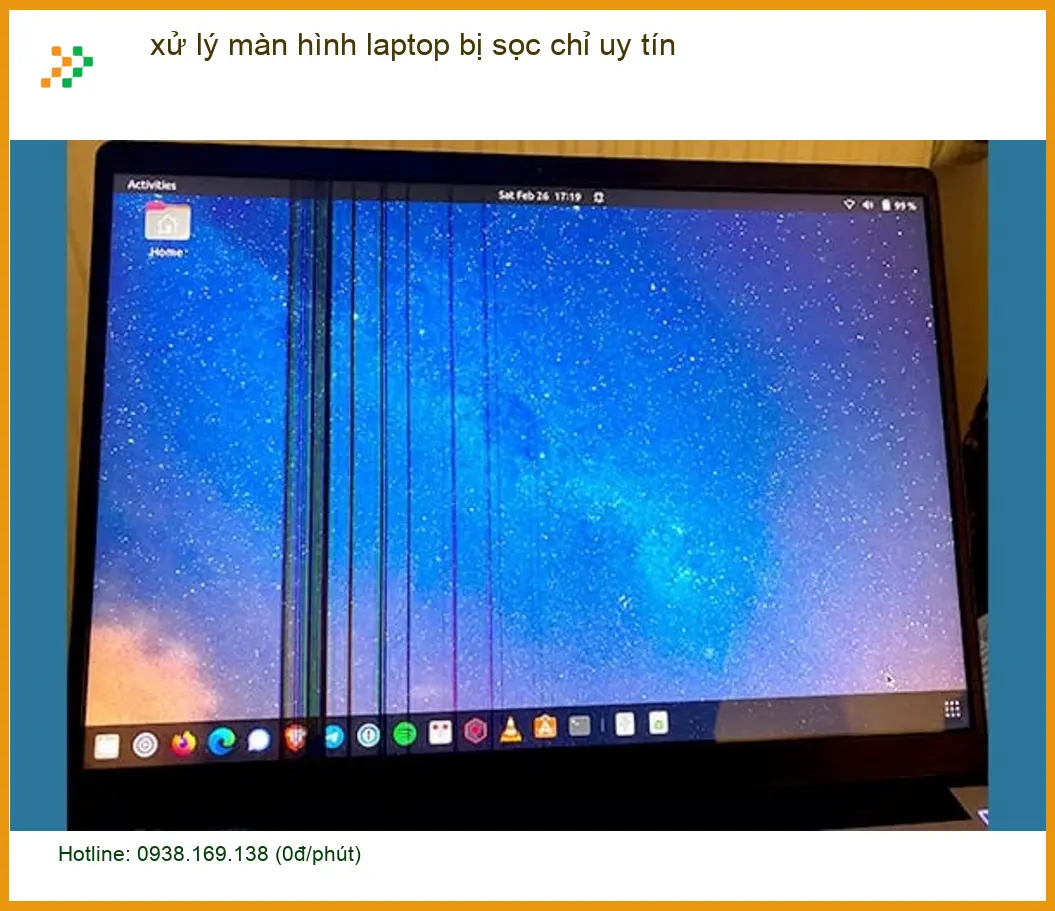 Sửa Laptop xử lý màn hình sọc chỉ uy tín - Trung tâm thay lấy liền TPHCM