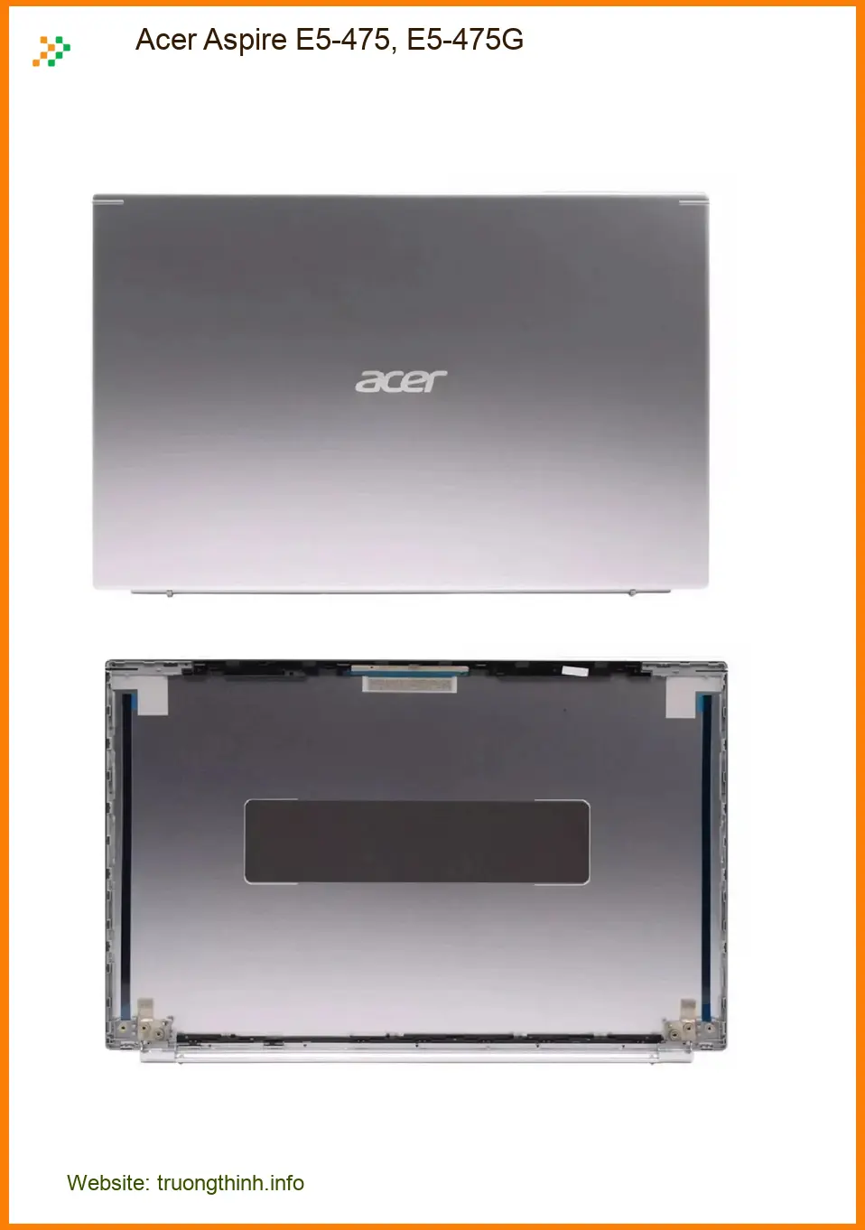 Vỏ Laptop Acer Aspire E5-475 E5-475G - Thay Lấy Liền Tại Trung Tâm TPHCM