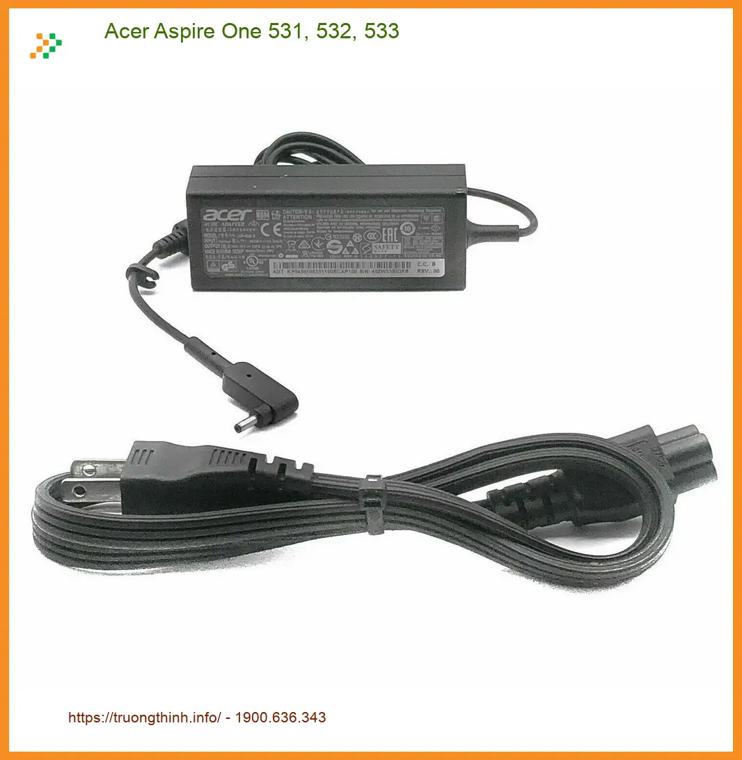 Sạc Laptop Acer 531, 532, 533 - Mua Giá Rẻ Tại TPHCM | Giao Nhanh Trong Ngày