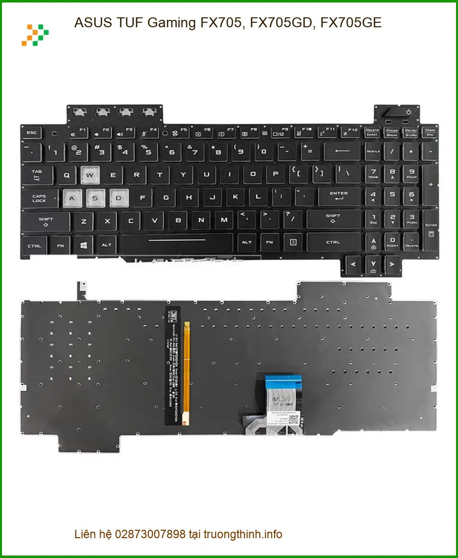 Bàn phím Laptop ASUS TUF Gaming FX705, FX705GD, FX705GE