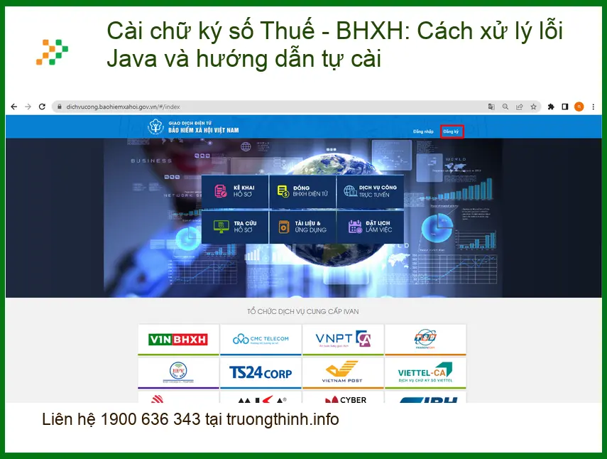Cài chữ ký số Thuế - BHXH lỗi Java - Hướng dẫn tự xử lý tại nhà