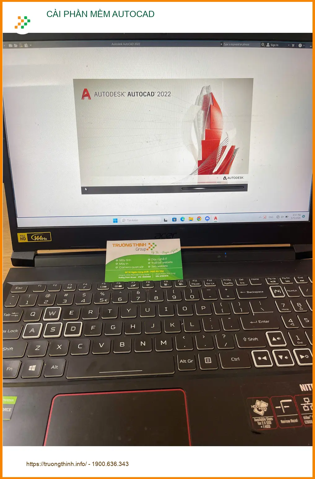 Anh Minh Đức kỹ sư cơ khí gấp rút tìm nơi cài AutoCAD tại Quận Thủ Đức