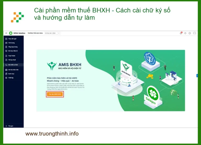 Thủ thuật Phần mềm Cài phần thuế BHXH - Hướng dẫn tự làm tại nhà