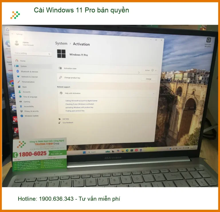 Anh Khoa lập trình viên ở Bình Tân review dịch vụ cài Win 11 Pro bản quyền