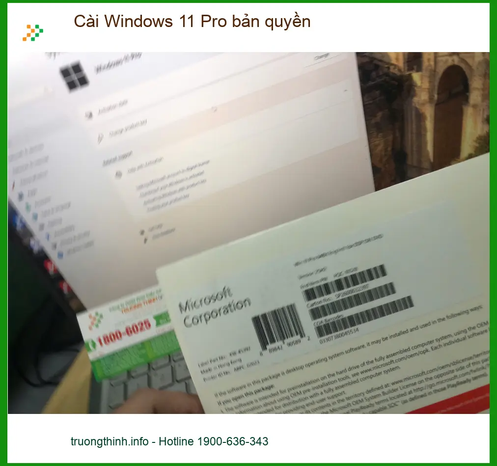 Anh Khoa lập trình viên ở Bình Tân review dịch vụ cài Win 11 Pro bản quyền ảnh thực tế 1