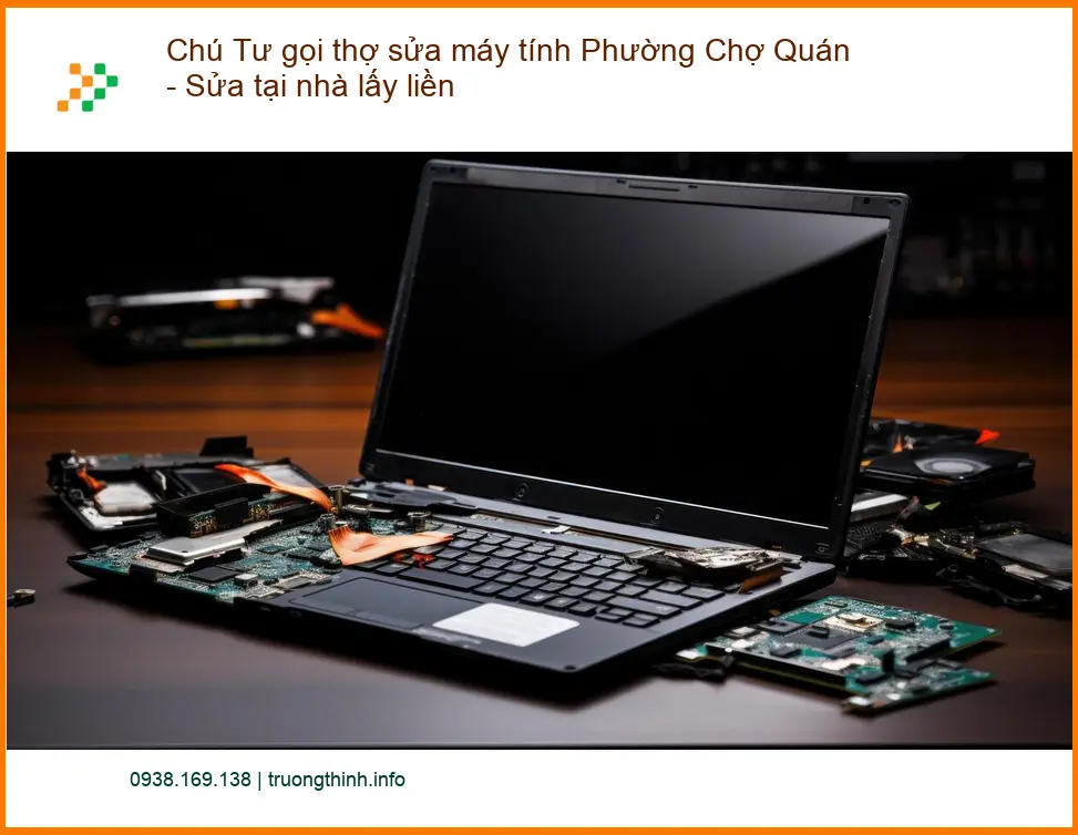 Sửa máy tính Chú Tư Phường Chợ Quán - Thợ tại nhà lấy liền TPHCM
