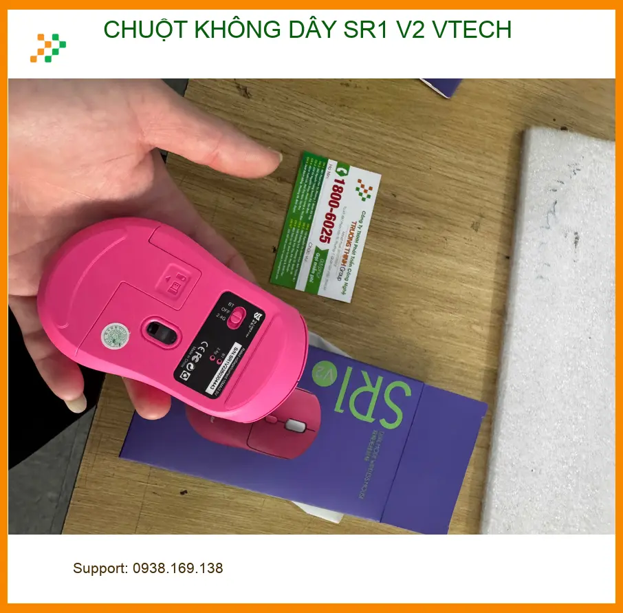 Chị Yến sơ ý - Tiệm chuột không dây SR1 V2 VTECH Quận 10 lấy ngay