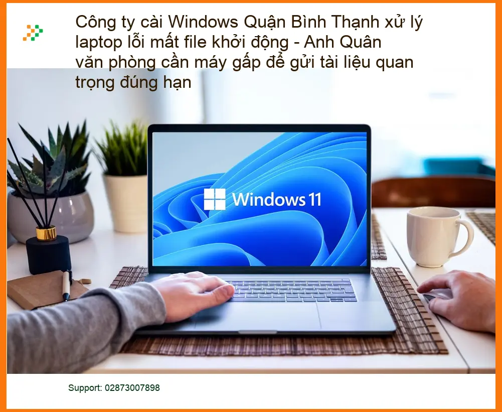 Windows cài Quận Bình Thạnh lỗi mất file khởi động laptop - Sửa lấy liền
