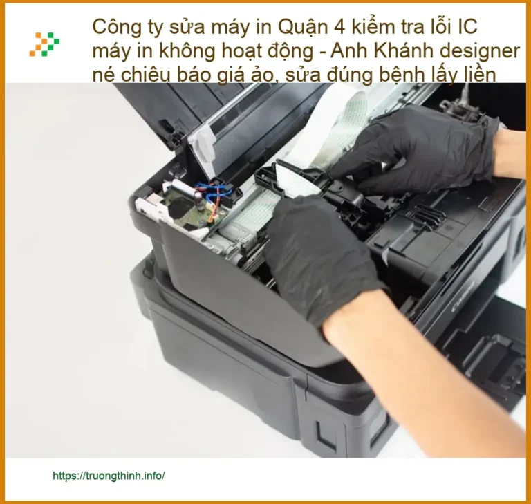 Sửa Chữa Nạp Mực Máy In Quận 4 Tận Nơi - Điện thoại công ty xử lý gấp