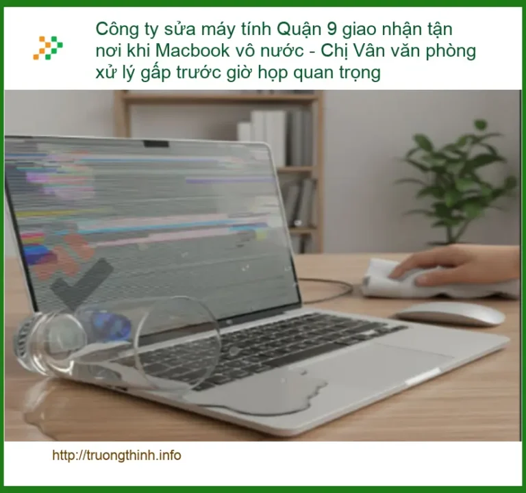 Sửa Macbook vô nước Quận 9 - Dịch vụ tận nơi xử lý gấp