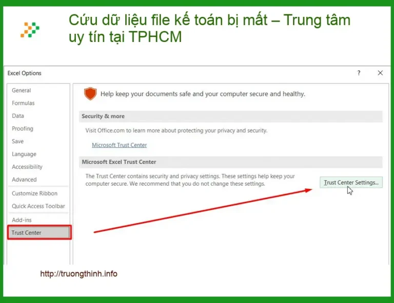 Khôi Phục Dữ Liệu Cứu dữ liệu file kế toán bị mất - Trung tâm uy tín TPHCM