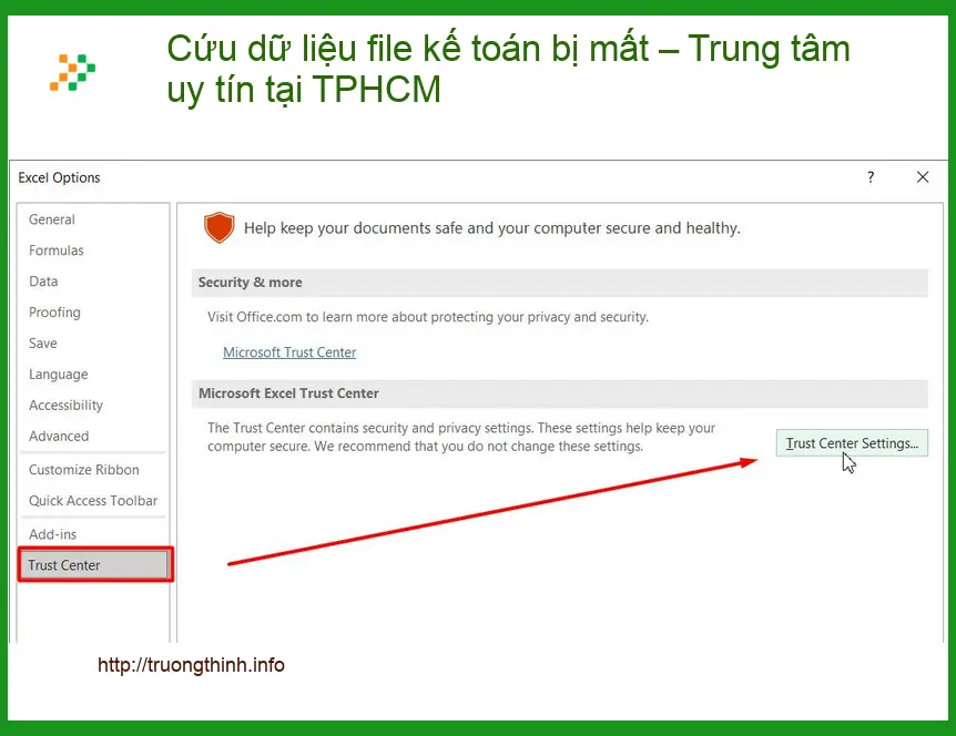 Khôi Phục Dữ Liệu Cứu dữ liệu file kế toán bị mất - Trung tâm uy tín TPHCM