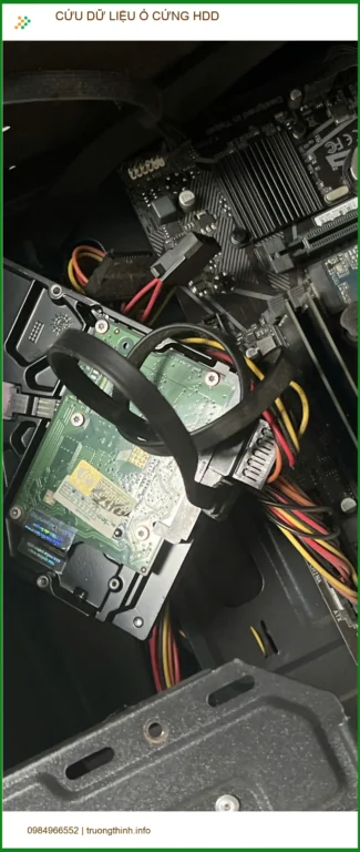 Anh Quang bị mất dữ liệu - Dịch vụ cứu dữ liệu ổ cứng HDD Quận Tân Bình