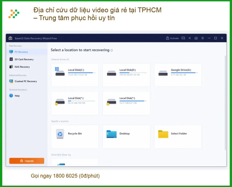 Cứu Dữ Liệu Video Giá Rẻ TPHCM - Trung Tâm Phục Hồi Uy Tín
