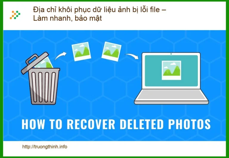 Khôi Phục Dữ Liệu ảnh lỗi file – Trung tâm cứu dữ liệu TPHCM