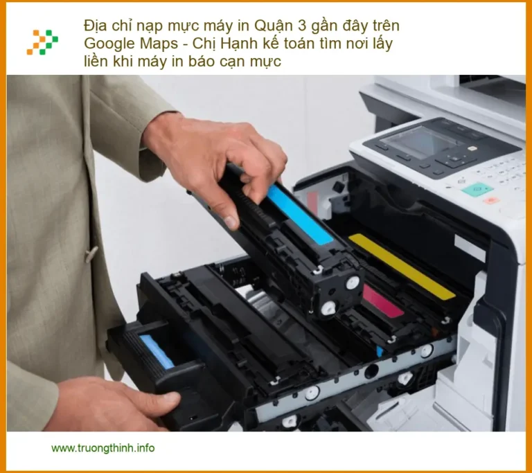 Sửa Chữa Nạp Mực Máy In Quận 3 Gần Đây - Điện thoại công ty xử lý gấp