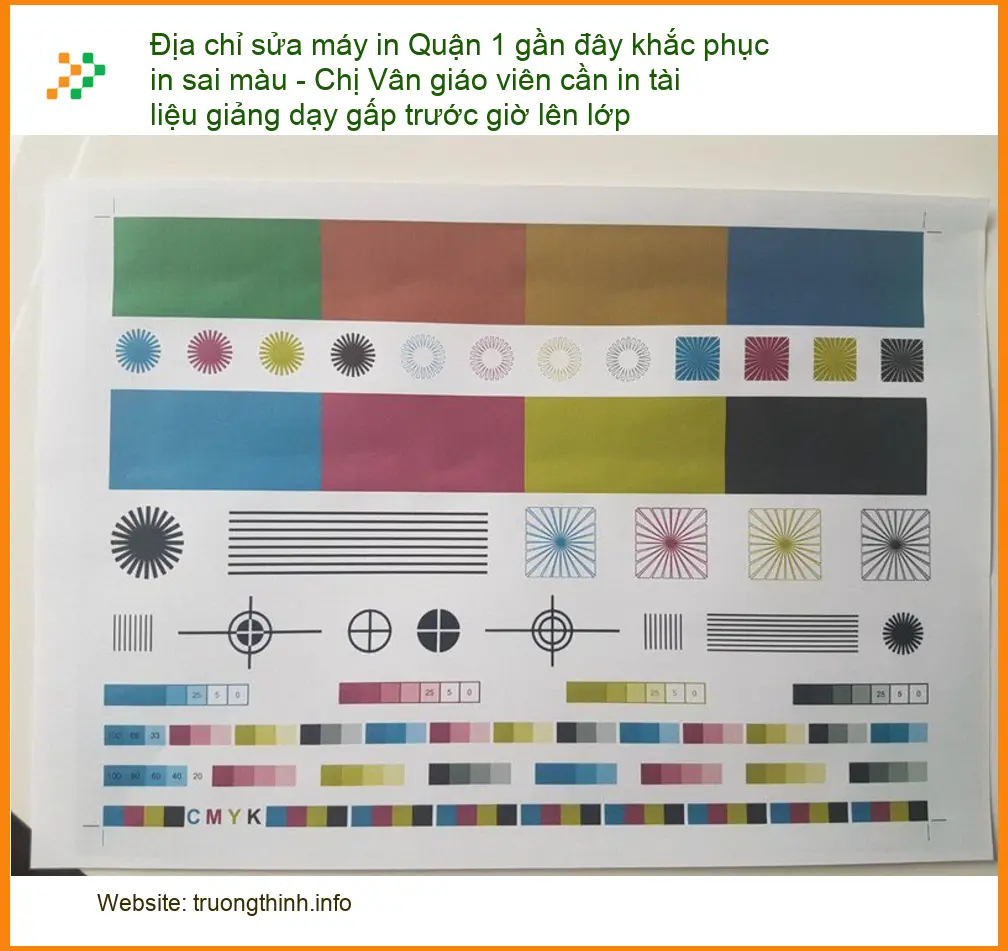 Sửa Chữa Nạp Mực Máy In Quận 1 khắc phục sai màu - Thợ xử lý gấp