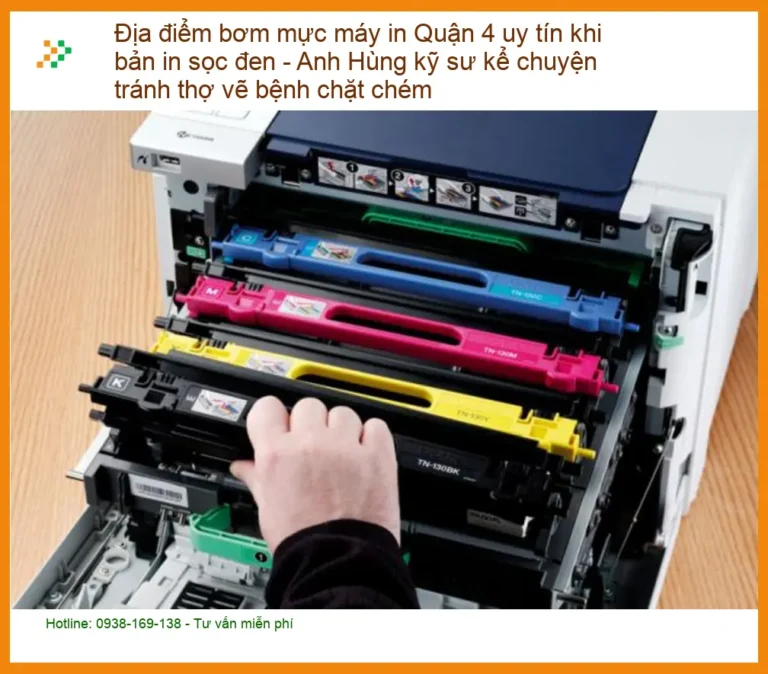 Sửa Chữa Nạp Mực Máy In Quận 4 Tận Nơi - Thợ xử lý nhanh