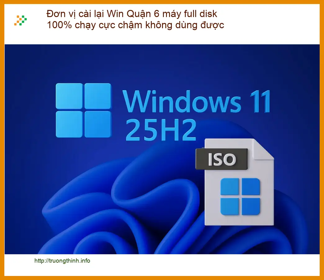 Windows Đơn vị cài lại Win Quận 6 máy full disk 100% - Trung tâm hỗ trợ nhanh