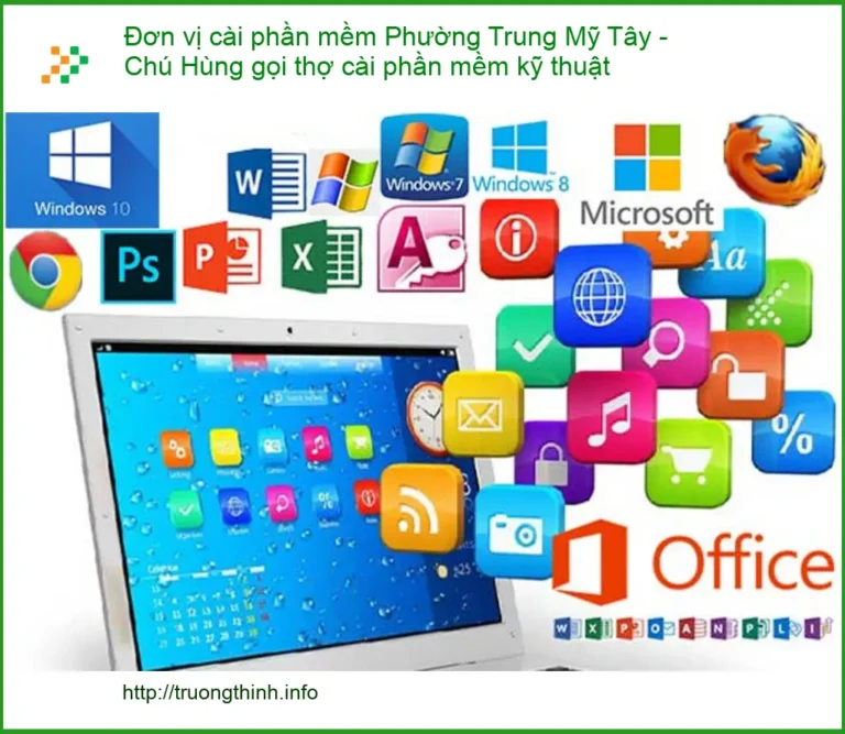 Laptop cài phần mềm Trung Mỹ Tây - Thợ kỹ thuật đến tận nhà