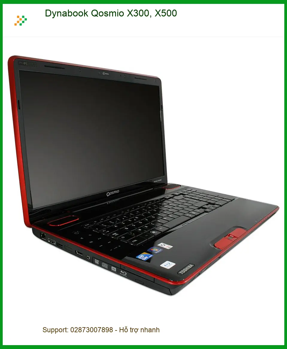 Loa Laptop Dynabook Qosmio X300, X500 - Thay Loa Nhanh Lấy Liền Giá Rẻ TPHCM