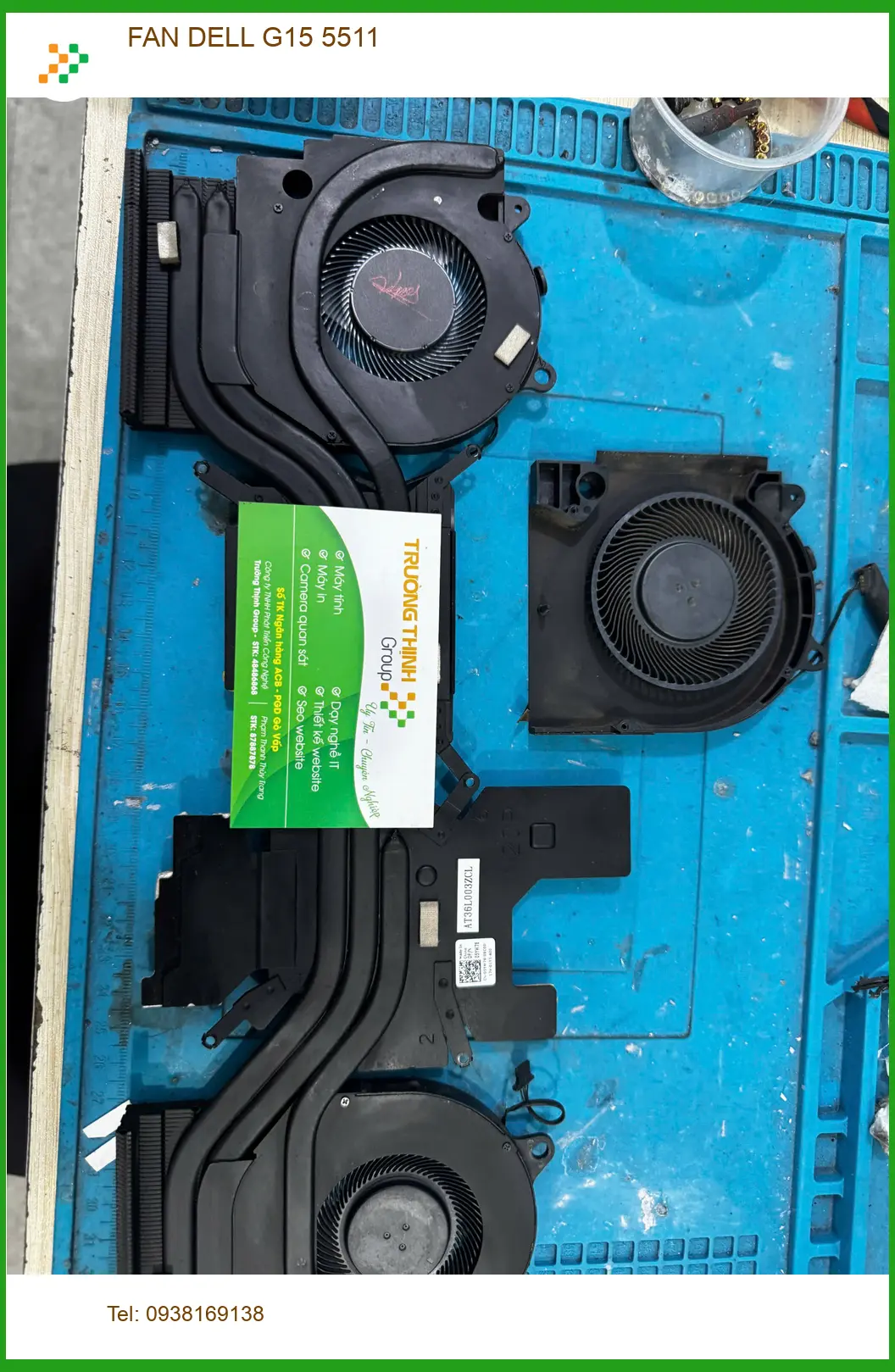 Chú Tùng kiến trúc sư cần Thay FAN DELL G15 5511 Quận 10 Lấy ngay ảnh thực tế 2