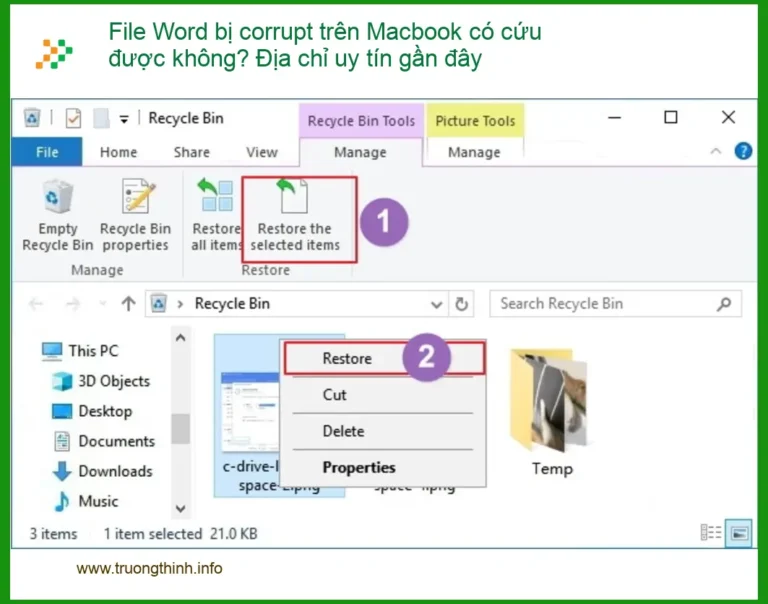 Khôi phục Word corrupt Macbook - Trung tâm cứu dữ liệu uy tín TPHCM