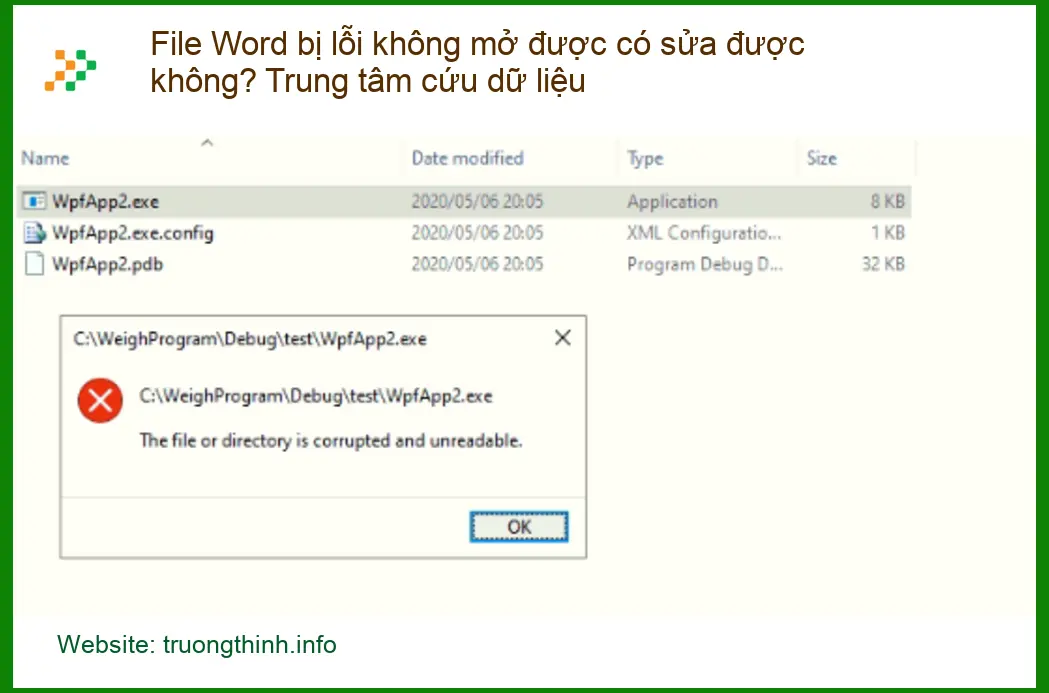Khôi Phục Dữ Liệu Word lỗi không mở được - Cứu dữ liệu nhanh TPHCM