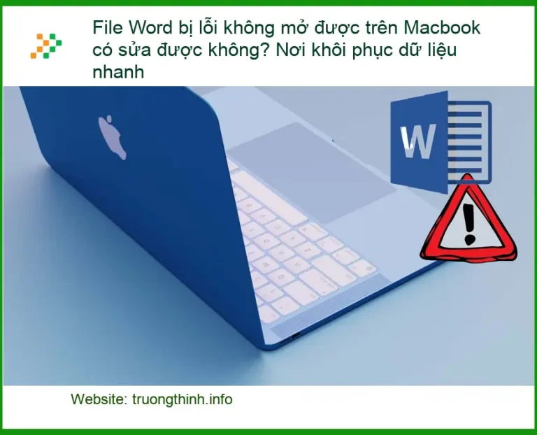 Khôi phục File Word lỗi Macbook - Cứu dữ liệu nhanh TPHCM