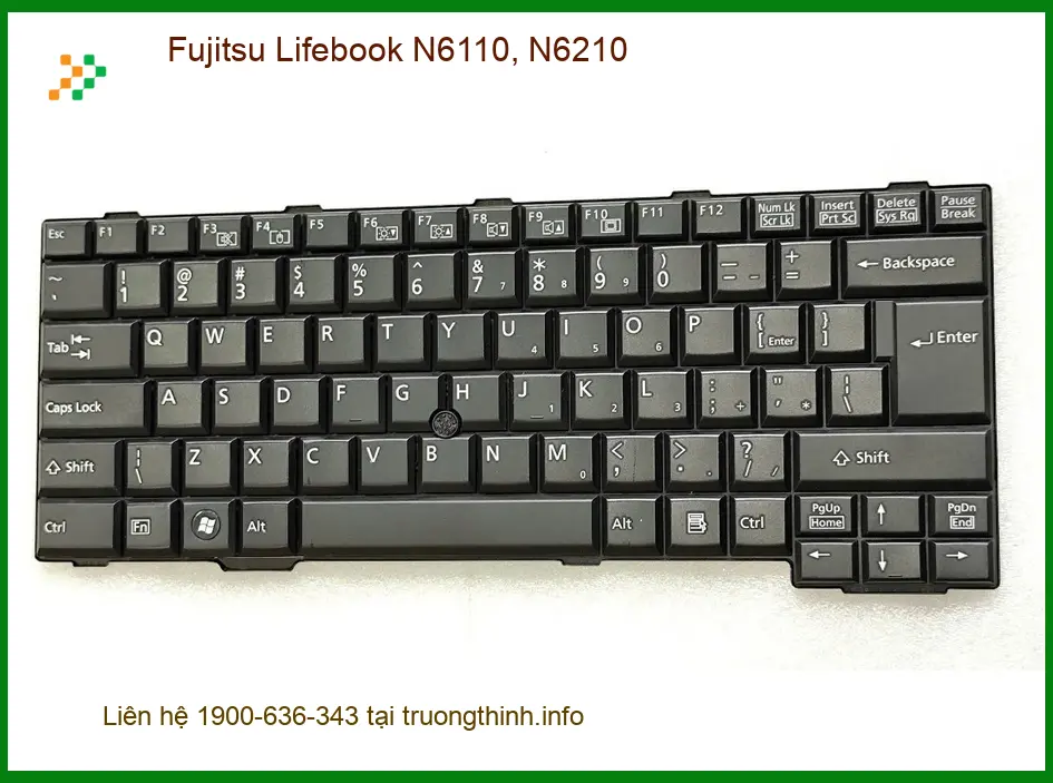 Bàn phím Laptop Fujitsu Lifebook N6110, N6210 | Thay Nhanh, Gần Đây, Giá Tốt