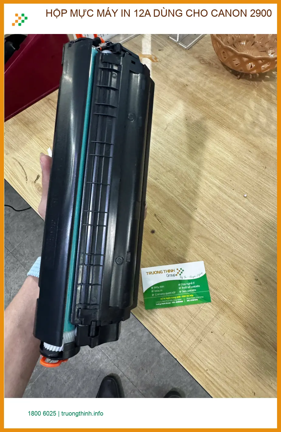 Chỗ thay hộp mực máy in 12A Canon 2900 Quận 10 - Chị Thanh tìm ngay ảnh thực tế 2