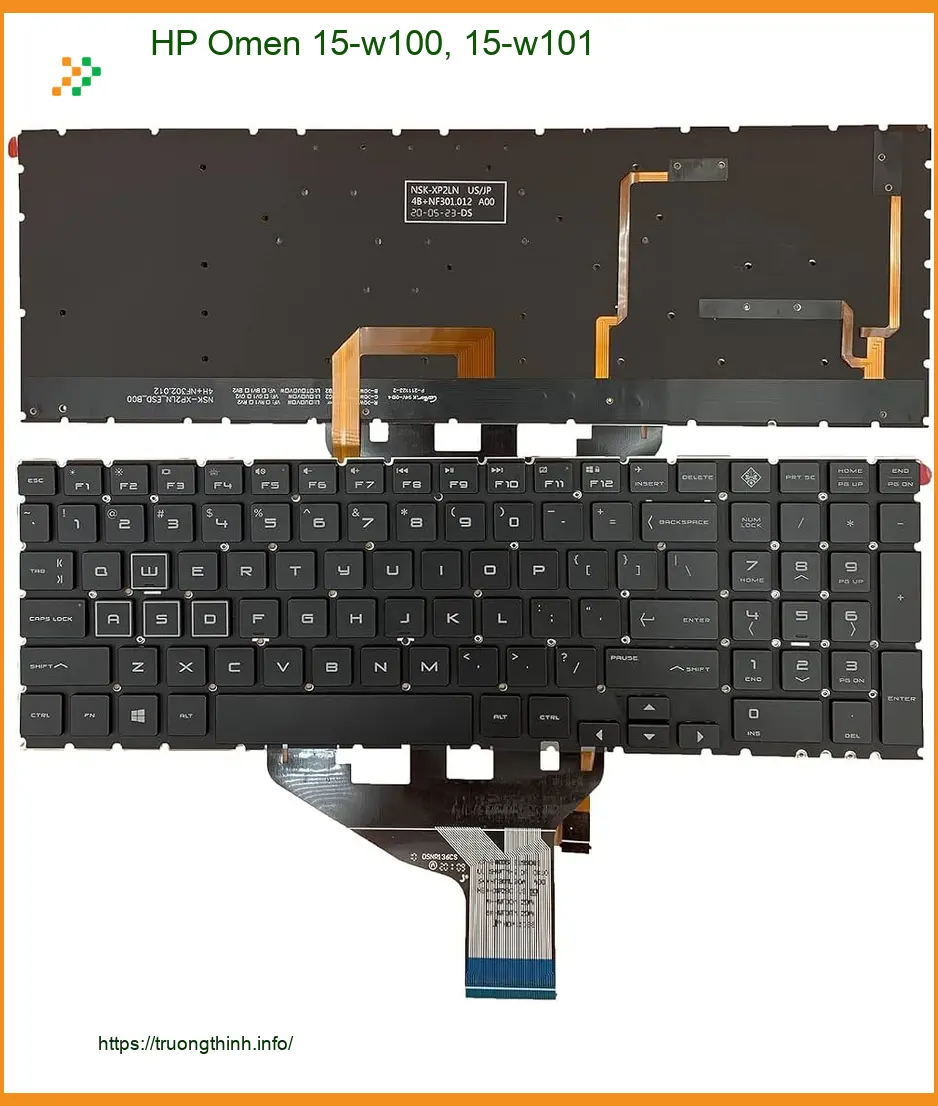 Bàn phím Laptop HP Omen 15-w100 - Thay tại Cửa hàng, Nhanh chóng, Giá tốt