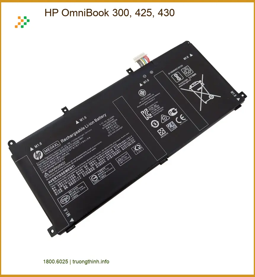 Pin Laptop HP OmniBook 300, 425, 430 - Trung Tâm Thay Liền Tại TPHCM