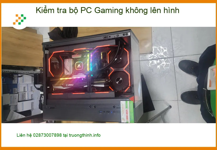 Anh Quân shipper vội vàng tìm thợ kiểm tra PC Gaming không lên hình Quận Bình Tân