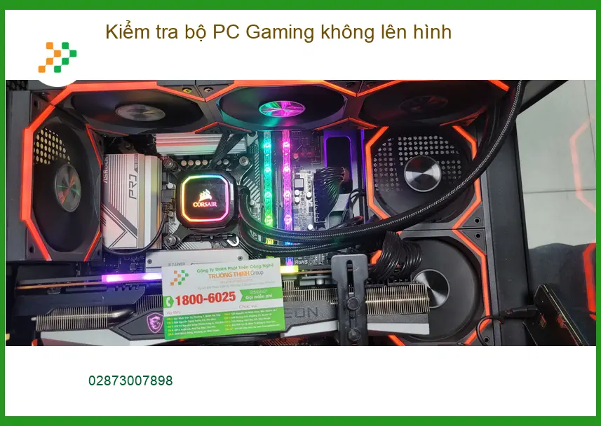 Anh Quân shipper vội vàng tìm thợ kiểm tra PC Gaming không lên hình Quận Bình Tân ảnh thực tế 2