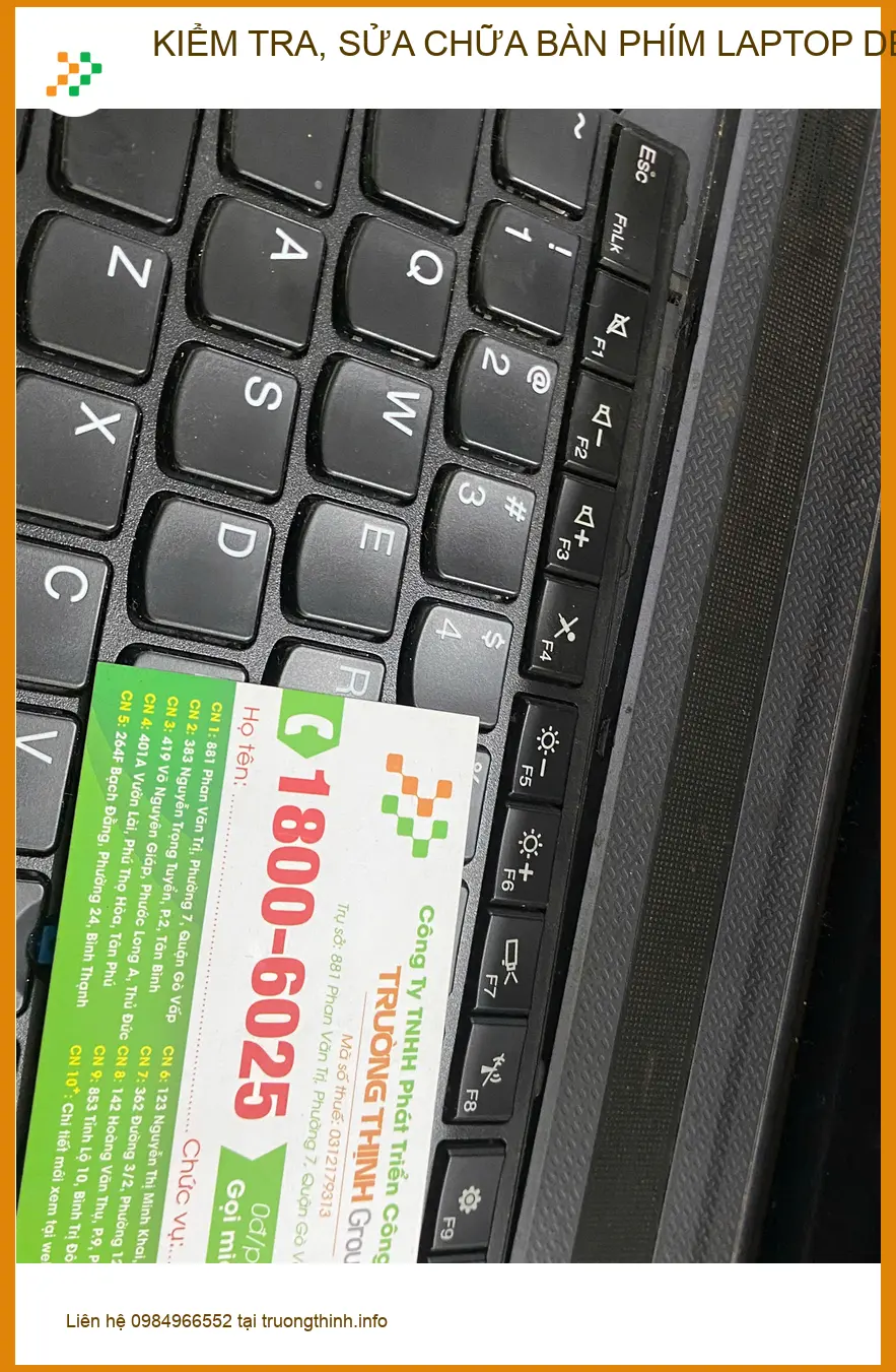 Bà Phượng sửa bàn phím laptop Dell Quận 12 bị loạn phím lấy liền ảnh thực tế 1