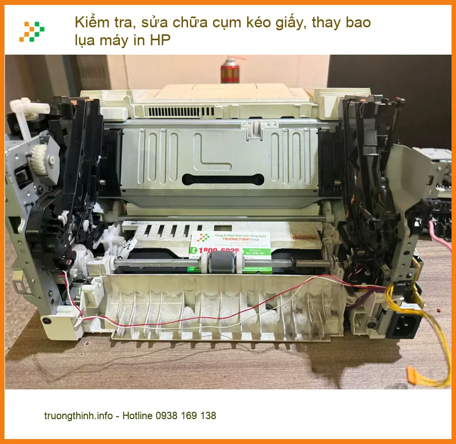 Trung tâm sửa chữa, thay bao lụa máy in HP Quận 7 - Chị Tú Anh review ảnh thực tế 2
