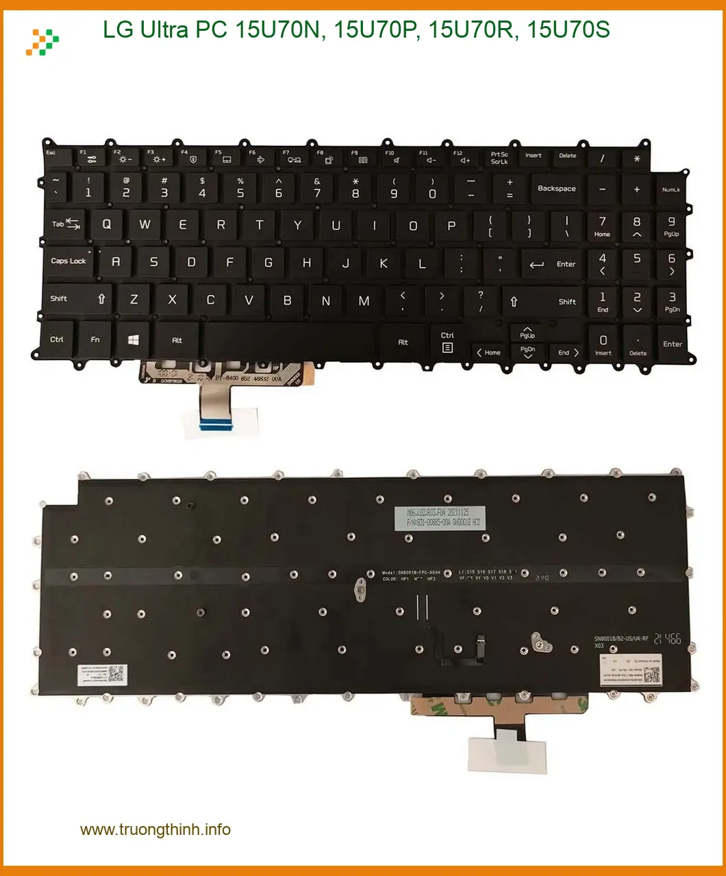 Bàn phím Laptop LG Ultra PC - Thay Lấy liền Tận nơi TPHCM