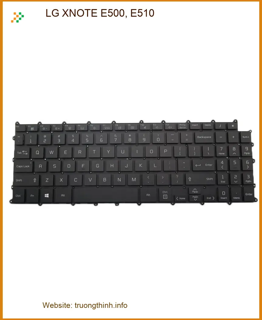 Bàn phím Laptop LG XNOTE E500, E510 - Thay Lấy Liền Giá Rẻ TPHCM