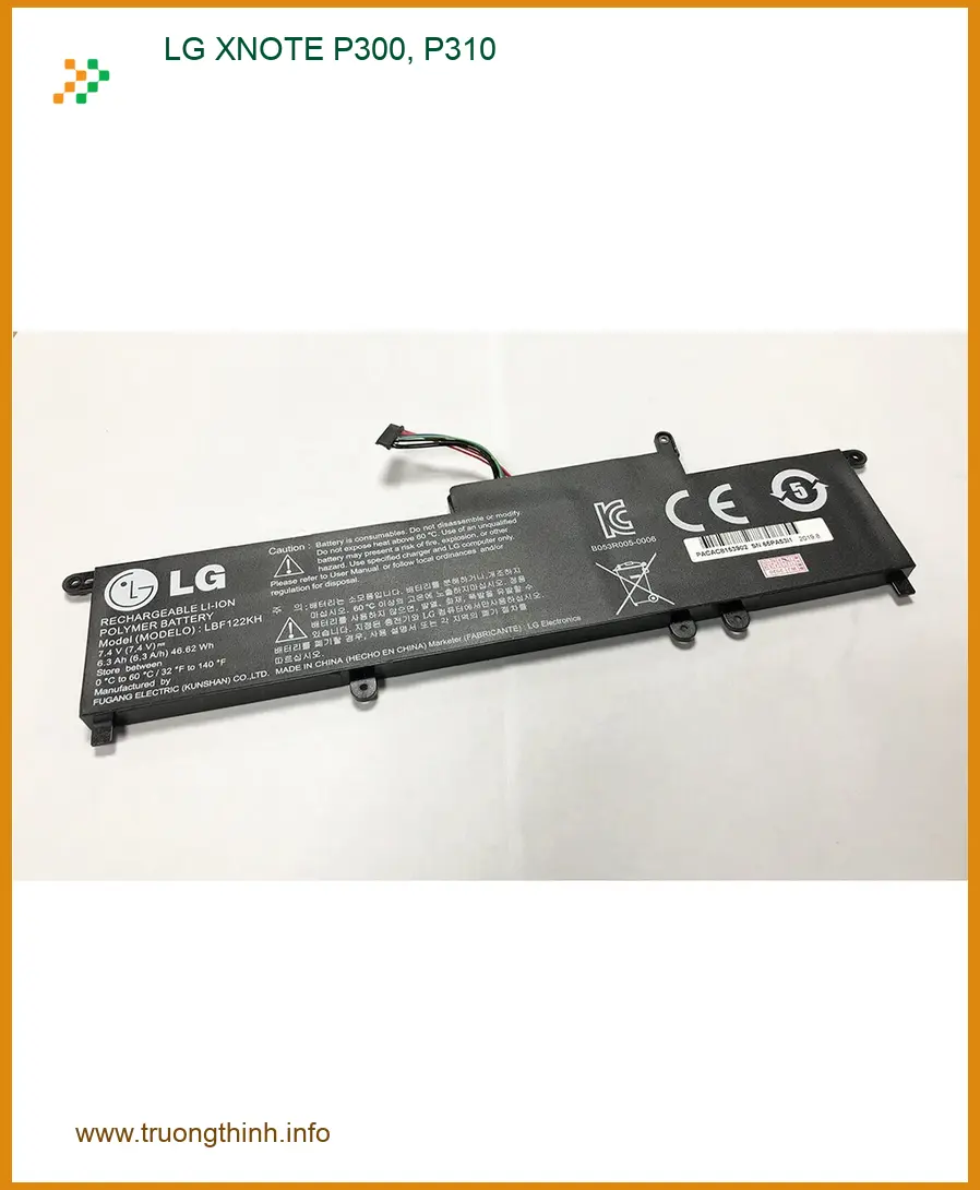Pin Laptop LG XNOTE P300 P310 Chính Hãng - Thay Nhanh Tại Trung Tâm Gần Nhất
