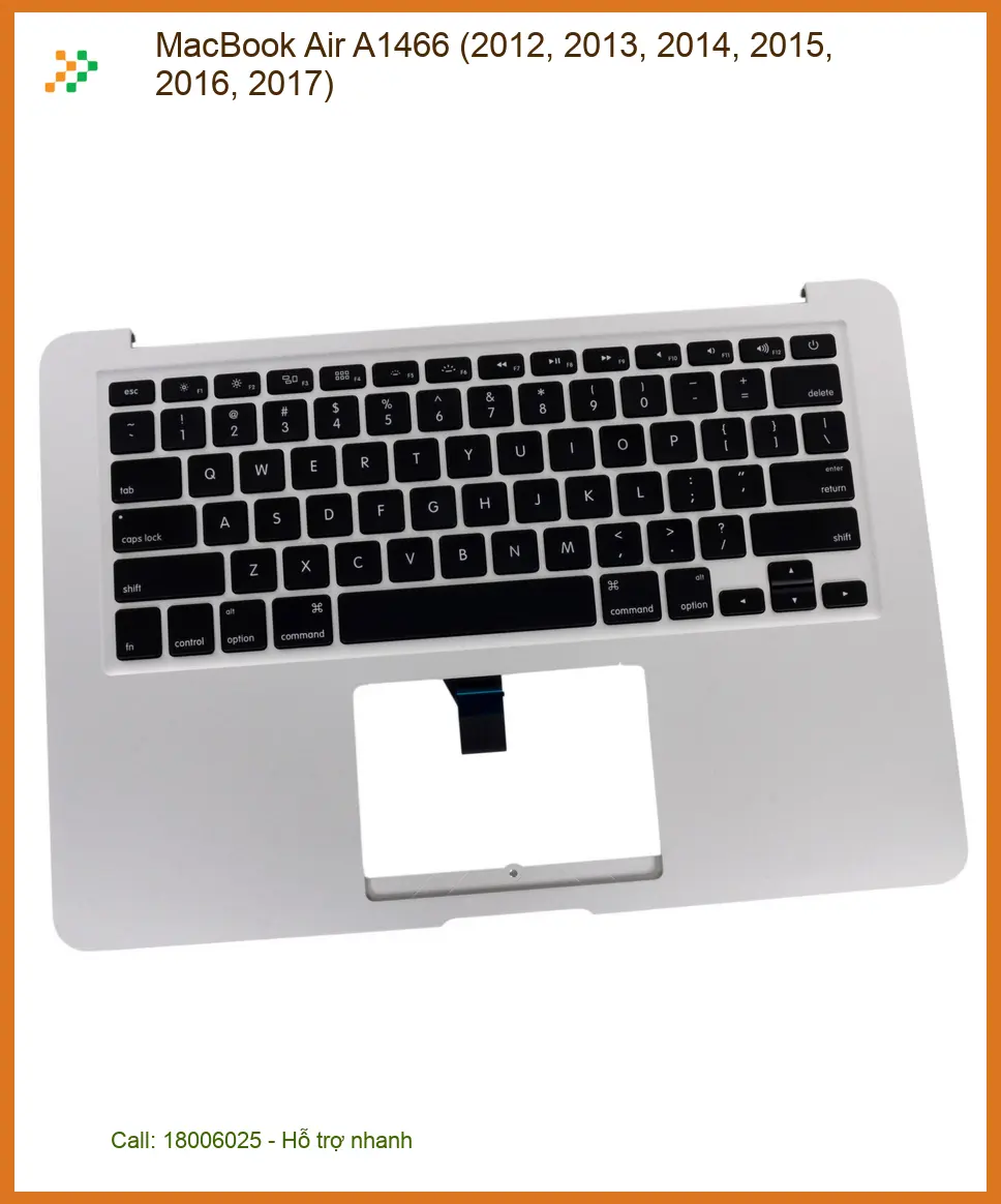 Bàn phím Laptop MacBook Air A1466 - Thay Nhanh Lấy Liền TPHCM Giá Rẻ