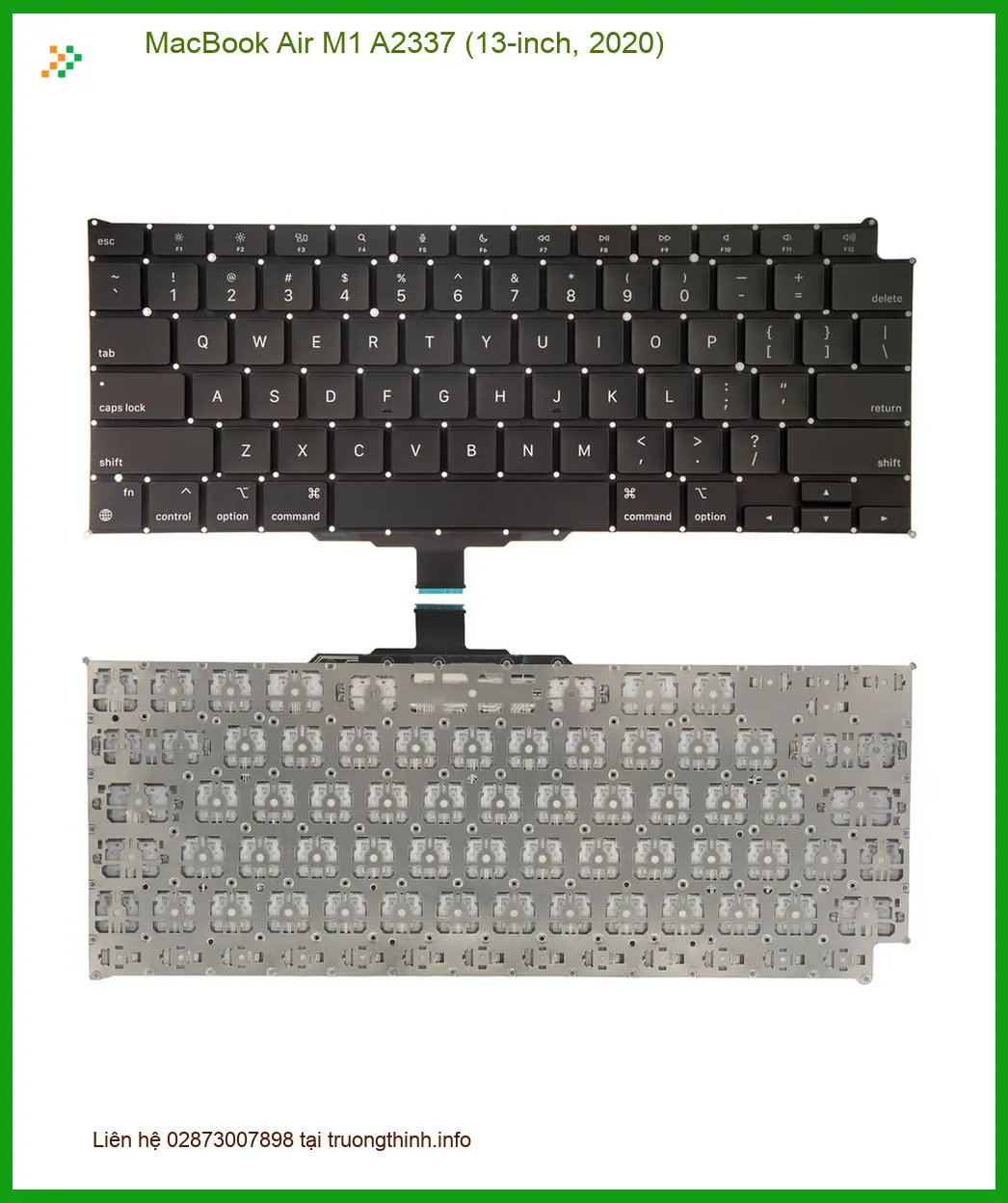 Bàn phím Laptop MacBook Air M1 A2337 - Thay Lắp Tận Nơi TPHCM