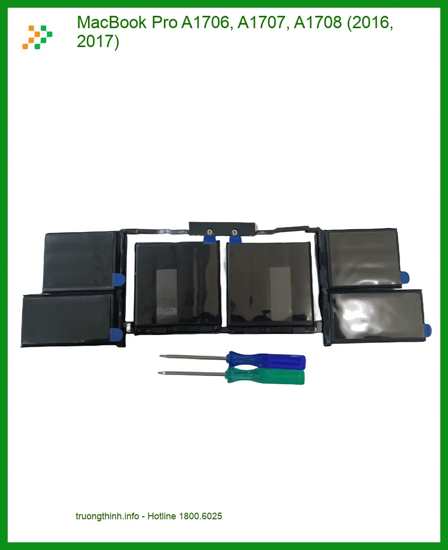 Pin Laptop Apple MacBook Pro A1706 A1707 A1708 - Thay Nhanh Tại Trung Tâm TPHCM