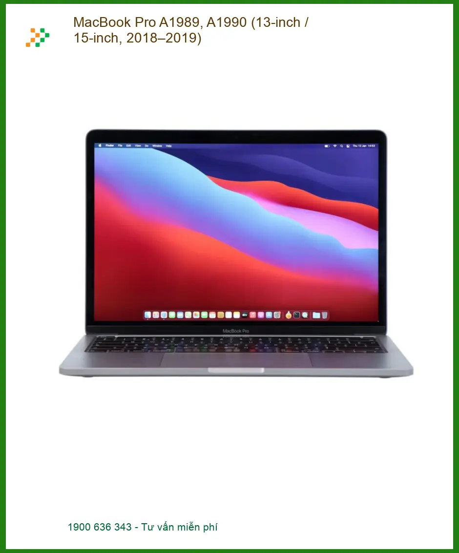 Vỏ Laptop Macbook Pro A1989 A1990 - Thay Vỏ Chính Hãng | Lấy Ngay TPHCM