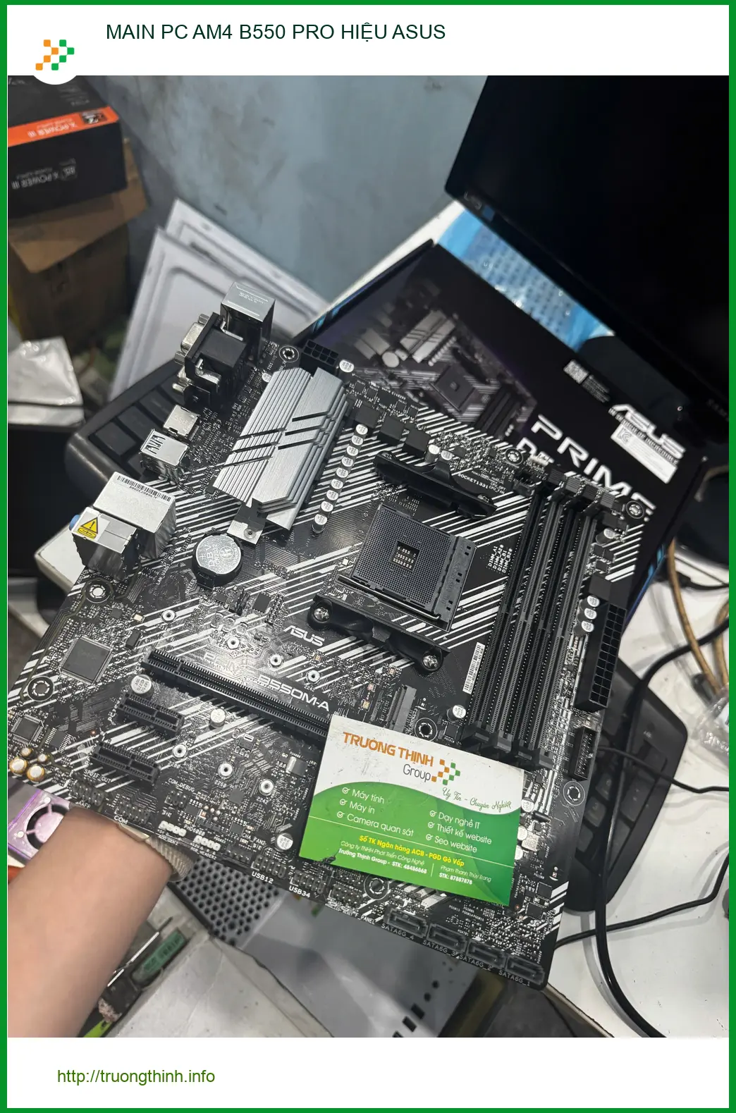 Anh Quốc kỹ sư cần nâng cấp MAIN PC AM4 B550 PRO ASUS ở Quận 10
