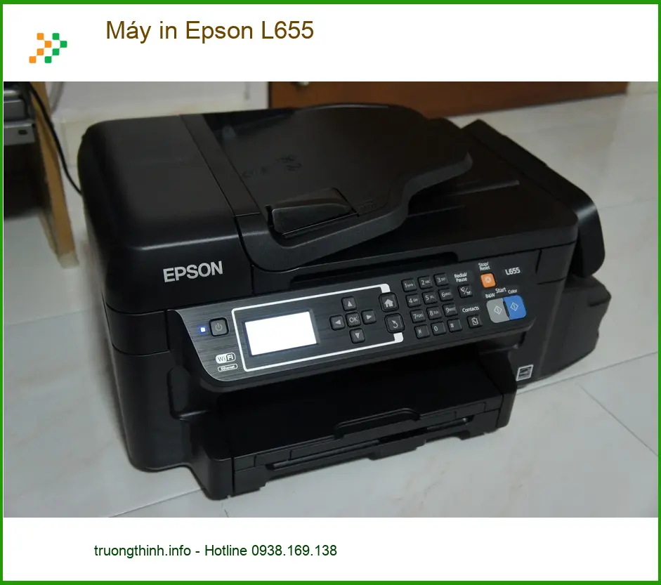Máy in Epson L655 - Sửa chữa tận nơi TPHCM - Bơm mực giá tốt